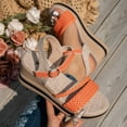 thumbnail image 5 of Dakaela Espadrille Wedge Sandals for Women Platform Ladies Dressy Sandal Summer Ankle Strap Strappy Shoes, 5 of 8