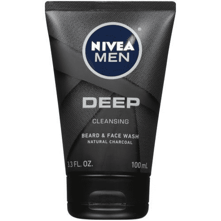 Nivea Men Deep Cleansing Beard & Face Wash - 3.3 Fl (Best Face Wash Nivea)