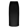 thumbnail image 2 of Aiihoo Women's Half Slips Lace Trim Underskirt High Waist Petticoat Skirt A Line Underskirt Black B One Size, 2 of 5