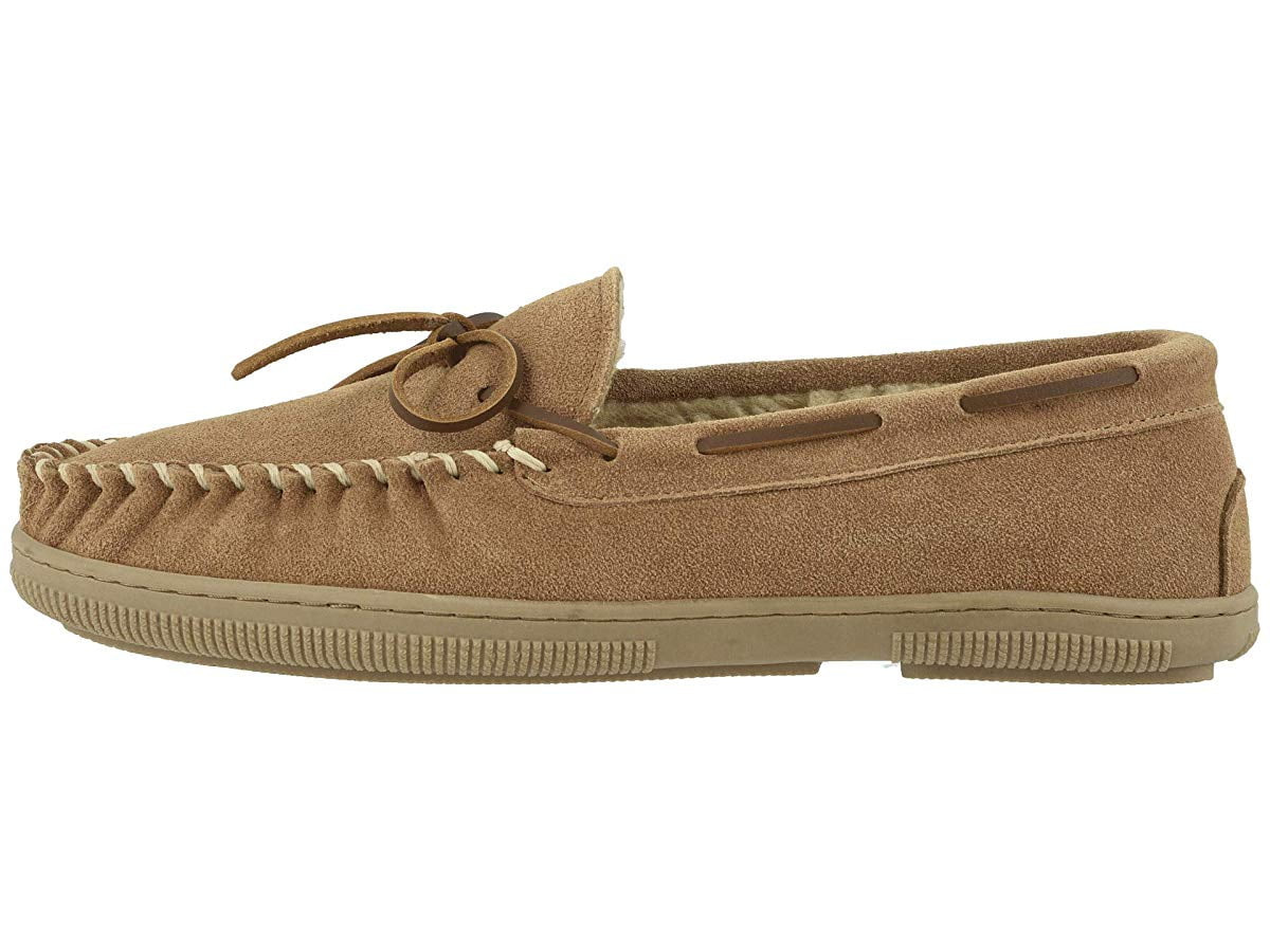 Florsheim Mens Cozzy Moc Toe Tie Slip on Slipper - Walmart.com