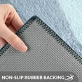 thumbnail image 5 of Exclusivo Mezcla Bathroom Rugs Mat 24x36, Extra Soft Non Slip Absorbent Water Microfiber Bath Rugs, Machine Washable Quick Dry Bath Mats for Bathroom Floor, Shower, Home Decor, Waved Blue, 5 of 8
