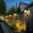 thumbnail image 3 of FKHouse Solar Outdoor Wall Lanterns, 2 Pack Outdoor Waterproof Lights Fixtures Wall Sconce with Glass for Patio, Garden, 3 of 8