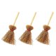 thumbnail image 1 of 3 Pcs Halloween Witch Broom Brooch Wacky Breastpin Costume Accessories, 1 of 3