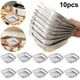 thumbnail image 4 of Caja Papel Aluminio para Barbacoa Freidora Aire Especial para El Plato Papel Aluminio Tazón (10 Unidades) Cuadrado 16*16, 4 of 9