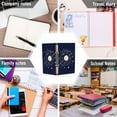 thumbnail image 6 of FORMRS 1-Subject Spiral Notebook 8" x 5" College Ruled 60 Refillable Sheet A5 Hard Cover, 2 Pack, White Planet, 6 of 7