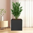 thumbnail image 3 of 24Inch Cube Planter Box, Large Square Indoor Outdoor Planters, Heavy Duty Metal Planter Cube Portable Steel Flower Pot for Modern Commercial Residential, Patio, Deck, 3 of 11