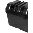 Shoreline Marine Battery Box with Cover, Black