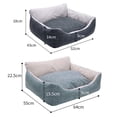 thumbnail image 4 of Super Soft Pet Sofa Bed House Warm Kennel Cushion Improved Sleep for Small Medium Dogs Cats, 4 of 9