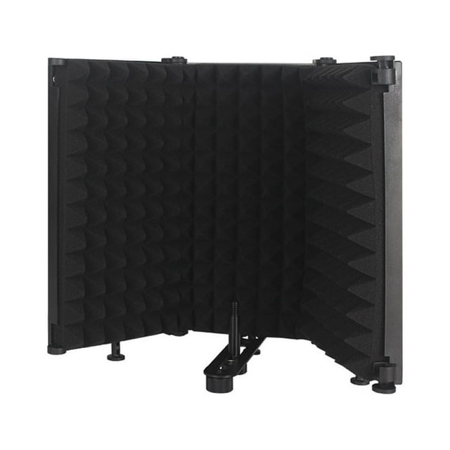 Panneau d'Enregistrement Vocal Pliable et Ajustable, Isolation Acoustique Portable, Protection Microphone, Plaque Anti-Bruit