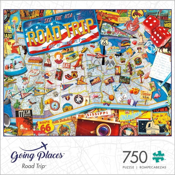 Buffalo Games Le puzzle Going Places Road Trip en 750 pièces