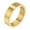 6mm Gold, variant on Unisex Brushed Matte Ring for Men Women Stainless Steel Couples Promise Wedding Band 8mm Silver Size 8