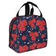 thumbnail image 2 of Easygdp Rose Flower Bolsa Térmica Premium - Tela Oxford Impermeable, Gran Capacidad, Bolsillo Frontal, Unisex para Trabajo, Escuela, Actividades al Aire Libre y Picnics, 2 of 8