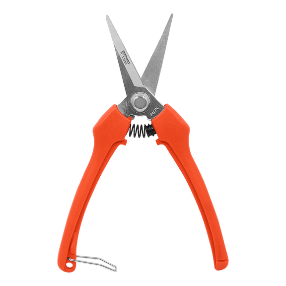 Zenport H306SC Euro Style Harvest Shear, Curved Blade, 2.5 Inch Stainless Steel Blades, Orange - 10 Pack
