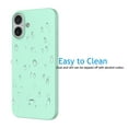 thumbnail image 5 of Apple iPhone 16 Shockproof Silicone Case, Rugged Soft Gel Rubber Cover, Ultra Slim Anti-Scratch Design with Microfiber Lining, Protective Phone Case for iPhone 16-Cyan, 5 of 7