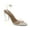 White, variant on Women's Lucite Clear Strappy Block Chunky High Heel Open Peep Toe Sandal