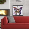 thumbnail image 2 of (NH3910) Resina Diamante Serie Animal Mariposa Mecánica Diamante 40*40CM, 2 of 9