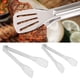 thumbnail image 5 of Pinza para alimentos pinzas de cocina plateadas de acero inoxidable para uso doméstico al aire libre Amonsee Otros, 5 of 8