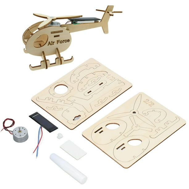 Marhynchus En Bois D'énergie Solaire Avion DIY Modèle Kit Éducatif Tige