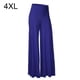 thumbnail image 2 of Jumpingount Pantalones Pantalones de yoga de cintura alta Pantalones de mujer de pierna ancha Pantalones deportivos Ropa alta Prendas para la parte inferior del cuerpo Azul 4XL, 2 of 4