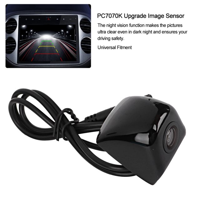 Cable HD CCD De Visión Nocturna IP67, Monitor De Aparcamiento, Cámara De Visión Trasera De Respaldo, 12V, Cámara Universal Impermeable Para Coche Para Camiones