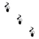 thumbnail image 5 of Kearding Beber vino Vertedor Tapón de botella Botellas de silicona Boquilla de goma Sellador al vacío Fugas Reutilizable Vino Chapado en plata Type1 NO1, 5 of 6