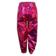 thumbnail image 4 of Aocisk Childrens Dance Pants Bronzed Bright Straight Stretch Closing Performance Girls Trousers Hot Pink 18 Years, 4 of 5
