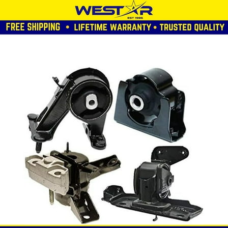 Fits 2006-2008 Toyota RAV4 2.4L 2WD Engine Motor & Trans Mount Set 4PCS : A62012, A62049HY, A62050, A62064