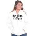 thumbnail image 4 of 1st Yoga Relaxing Meditation Namaste Womens Plus Size Graphic Zipper Hoodie Brisco Brands 4X, 4 of 5