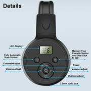 EEEKit Personal FM Radio Headphones, Portable Wireless FM Headset with Soft Ear Muffs for Daily Works