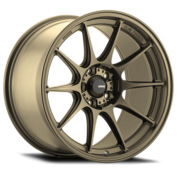 1 Konig 18x9.5 5X100 35 57BZ Dekagram Gloss Bronze Wheel Rim