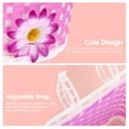 thumbnail image 5 of OUNONA Bicycle Basket Front Plastic Pink for Carrying Essentials 1Pcs, 5 of 5