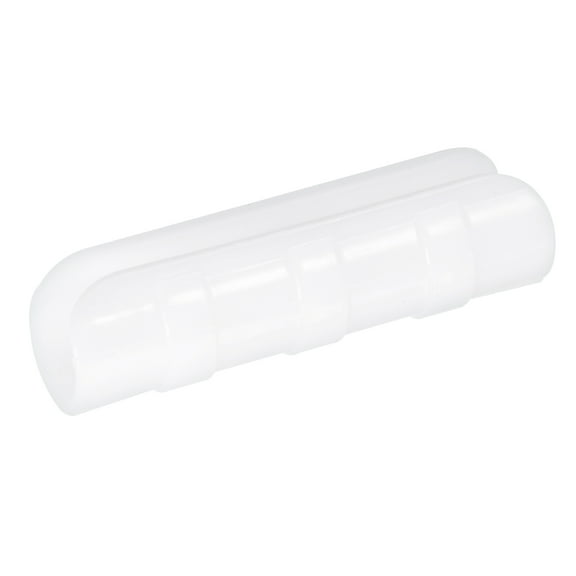 Uxcell 40 Pack Farm Plastic Clamps Snap Hooks for Greenhouse Film Frame Pipe White 25/32"