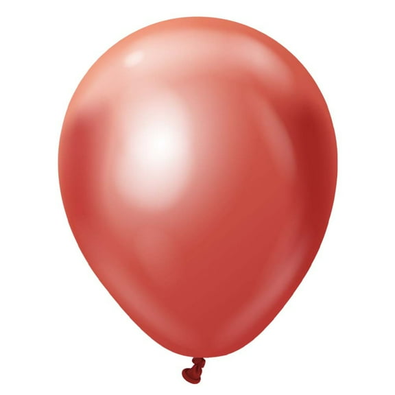 5 inch Kalisan Mirror Red Latex Balloons (100 Pack) - Party Supplies Decorations