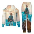 thumbnail image 6 of The Legend Of Zelda Breath Of The Wild Children's Sweatshirt & Sweatpant Set 2 Pcs Hoodies Jogger Pants Kids Sweatsuit Pullover Hooded Hoody Sweatpant Tracksuits For Boys Girls, 6 of 9