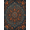 Orange, Pattern 3, variant on ODIKA 4'x6' Machine Washable Non-Slip Area Rug, Antique Burnt Orange High Traffic Rug, Grey, 1253568