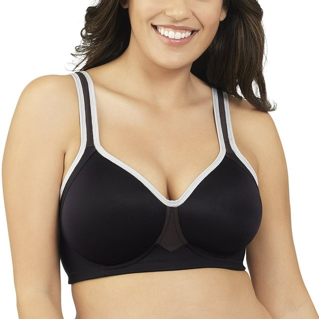 Vanity Fair Womens Sports Full Figure Wirefree Bra, 44DD
