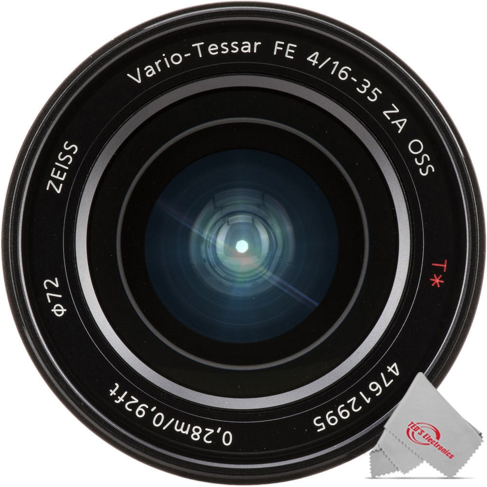 ソニー Vario-Tessar T FE 16-35mm F4 ZA OSS Sony Vario-Tessar T* FE 16-35mm f/4 ZA OSS Lens | SEL1635Z