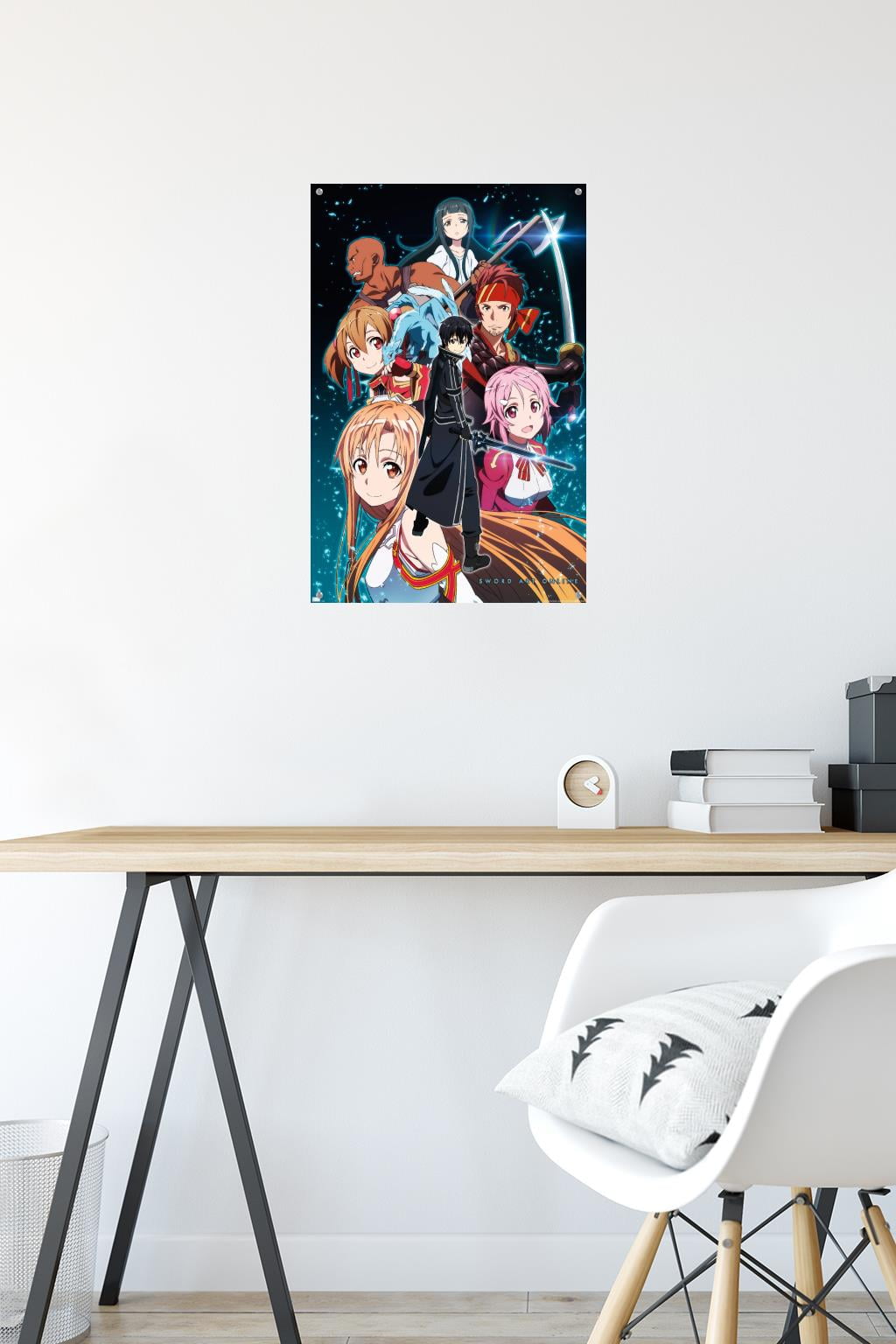 Sword Art Online - Key Art 2 Wall Poster with Push Pins, 14.725" x 22.375"