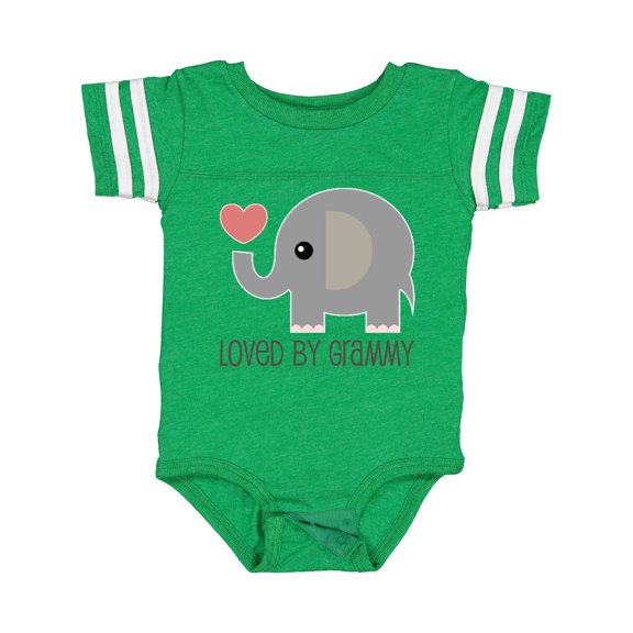 Inktastic Loved by Grammy Boys or Girls Baby Bodysuit