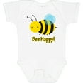 thumbnail image 3 of Inktastic Bee Happy Boys or Girls Baby Bodysuit, 3 of 5