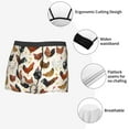 thumbnail image 6 of Bingfone Roosters And Chickens Men'S Underwear - Casual Stretch Boxer Briefs-Xx-Large, 6 of 9
