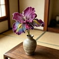 thumbnail image 5 of Ke1Clo Artificial Bearded Flower Oil Painting Style, EVA Touch Fake Flowers with Natural Colors, Faux Floral for Home Living Room Bedroom Wedding Decoration, 5 of 7