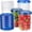 10P-32 OZ, variant on 10 Pack-32 OZ Freezer Storage Containers, Small Plastic Food Storage Containers with Twist Top Lids, BPA Free and Reusable Meal Prep Containers Microwave/Dishwasher Safe