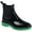 Black, variant on INC Womens Black Goring Lug Sole Slip Resistant Breathable Rylien Round Toe Block Heel Rain Boots 5 M