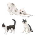 thumbnail image 3 of Dosaele Simulation Mini Cats Kitty Figure Model Statue Home Ornaments Gift Kids Toy, 3 of 9