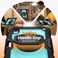 thumbnail image 2 of Case for iPad Mini 7 2024/Mini 6 2021 8.3 inch 7th/6th Gen, 360 Rotating Stand Handle Shoulder Strap Heavy Duty Shockproof Cover, Sky Blue PC, 2 of 7