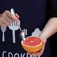 thumbnail image 3 of Grapefruit Spoon, 2-pack, 7 In L, Silver, 3 of 4
