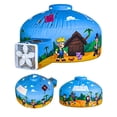 thumbnail image 1 of Air Tent Skywin Blox Fortress para niños con ventilador (196 x 127 cm), 1 of 9