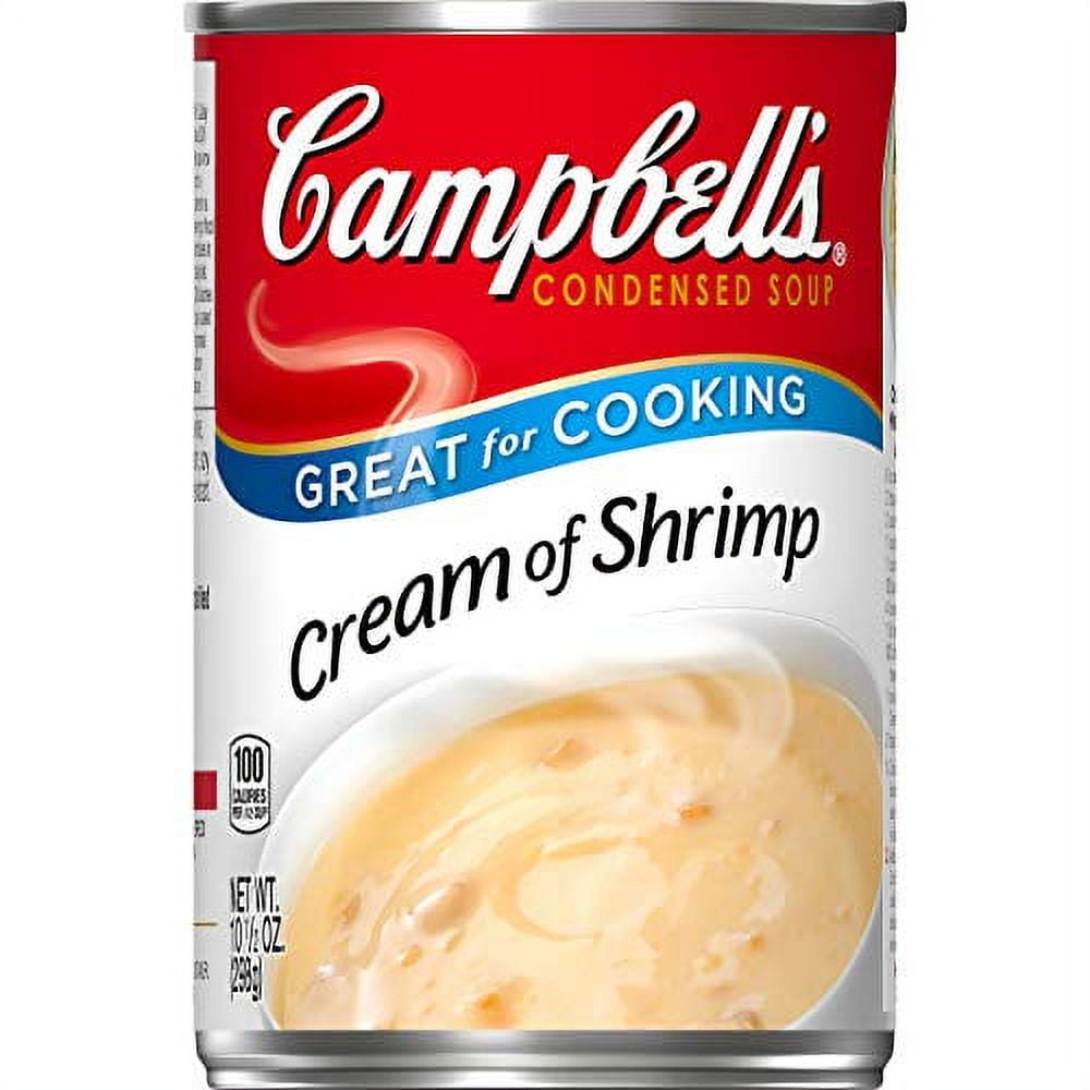 Campbell'sCondensed Cream of Shrimp Soup, 10.5 oz. Can (Pack of 12)