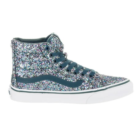 vans 7m chunky sk8 5m atlantic glitter slim zip deep hi